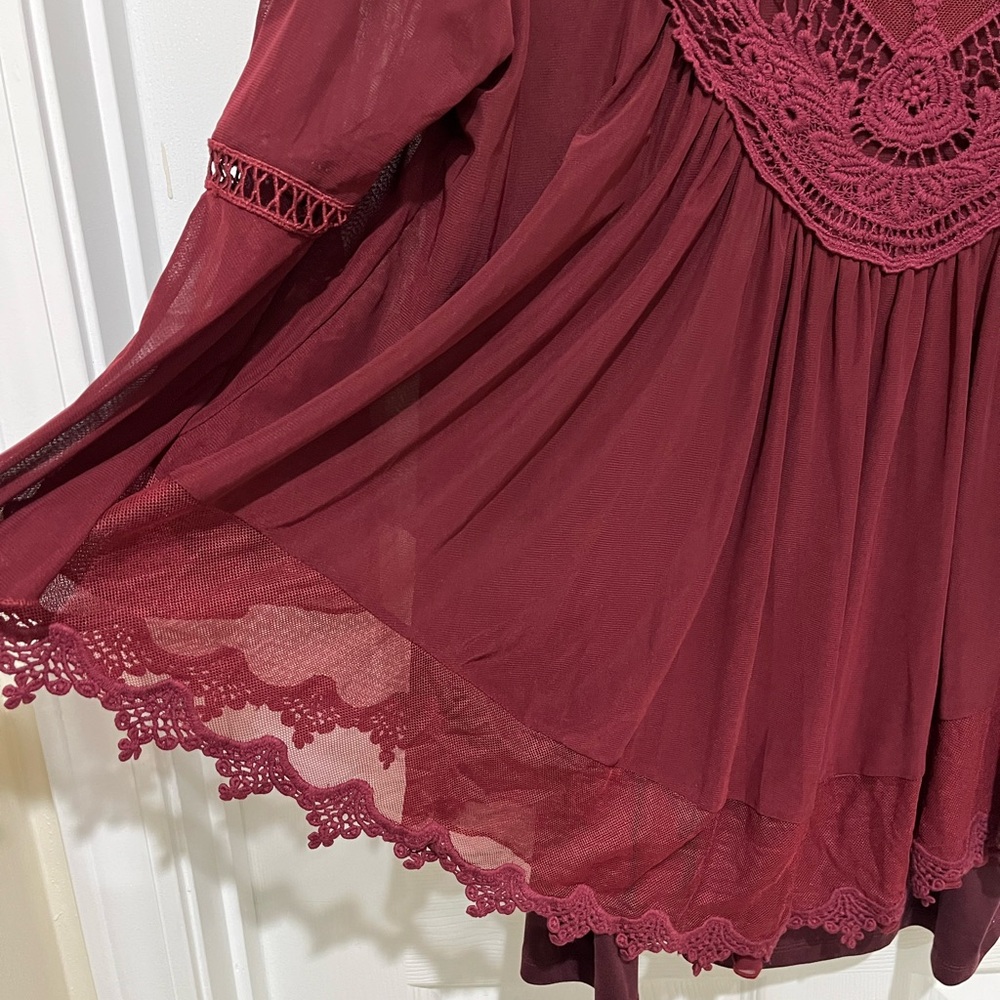 Womens Clothes 4 Piece Bundle Andree by Unit Bell Sleeve Embroidered Top Size 1X - Picture 6 of 16